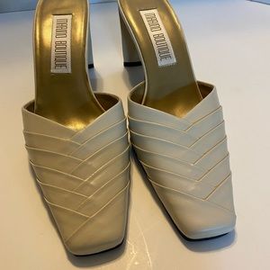 Marino Boutique mules.  Size 8